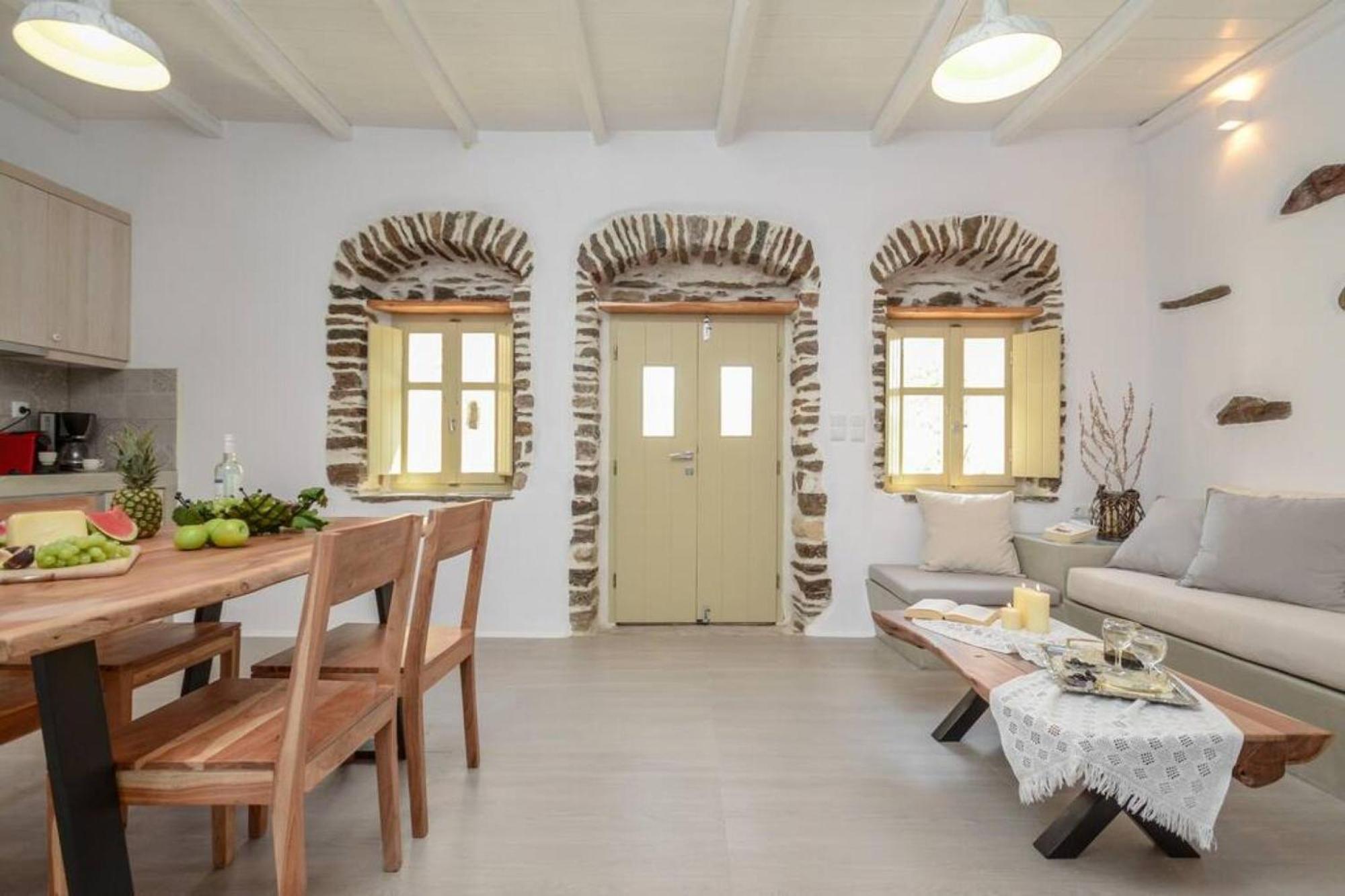Ano Sangrion Villa Anthemion Naxos With Outdoor Jacuzzi מראה חיצוני תמונה