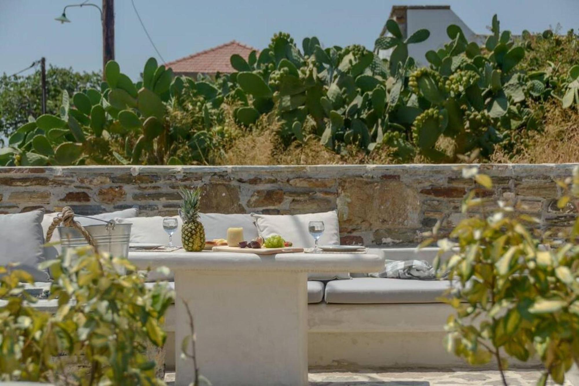 Ano Sangrion Villa Anthemion Naxos With Outdoor Jacuzzi מראה חיצוני תמונה