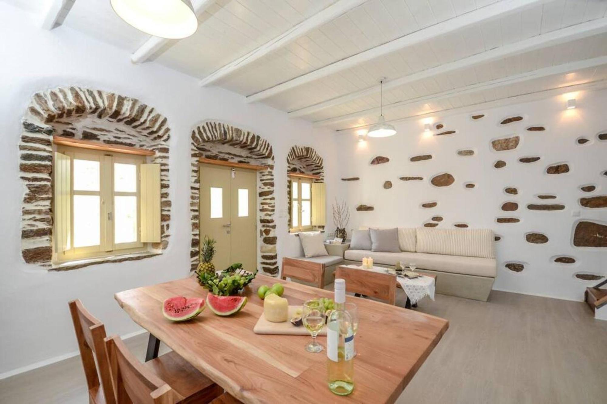Ano Sangrion Villa Anthemion Naxos With Outdoor Jacuzzi מראה חיצוני תמונה